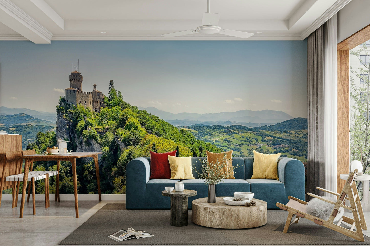Fortress Vista Wallpaper Wall Mural