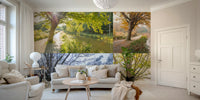 The design gives a feeling of quiet, natural beauty.

