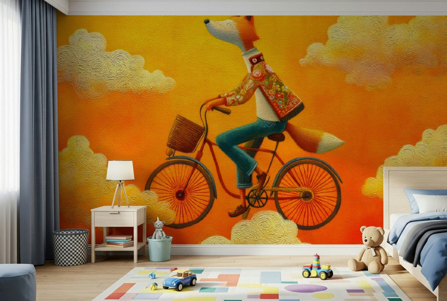 Fox's Aerial Adventure Wall Mural