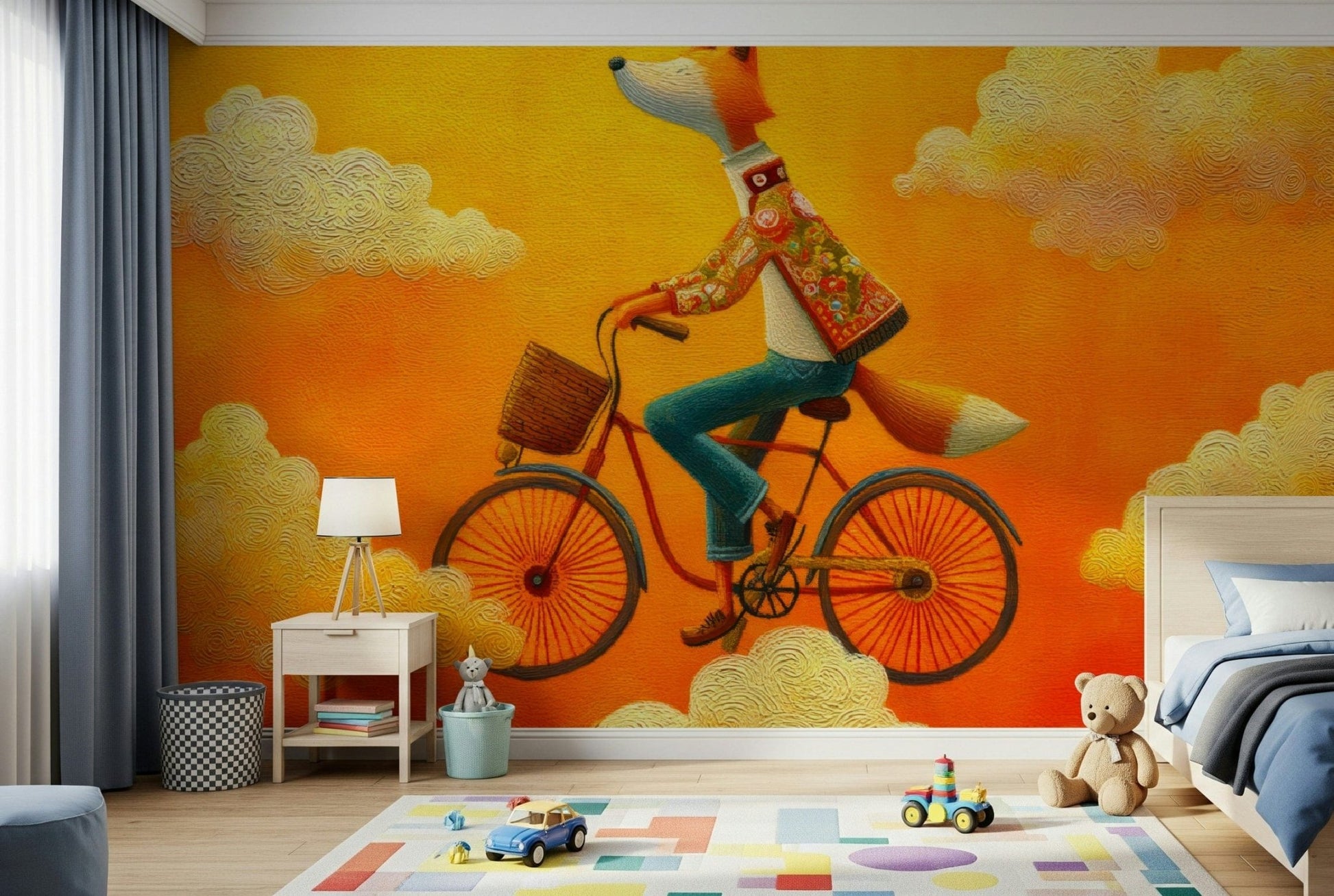 Fox's Aerial Adventure Wall Mural