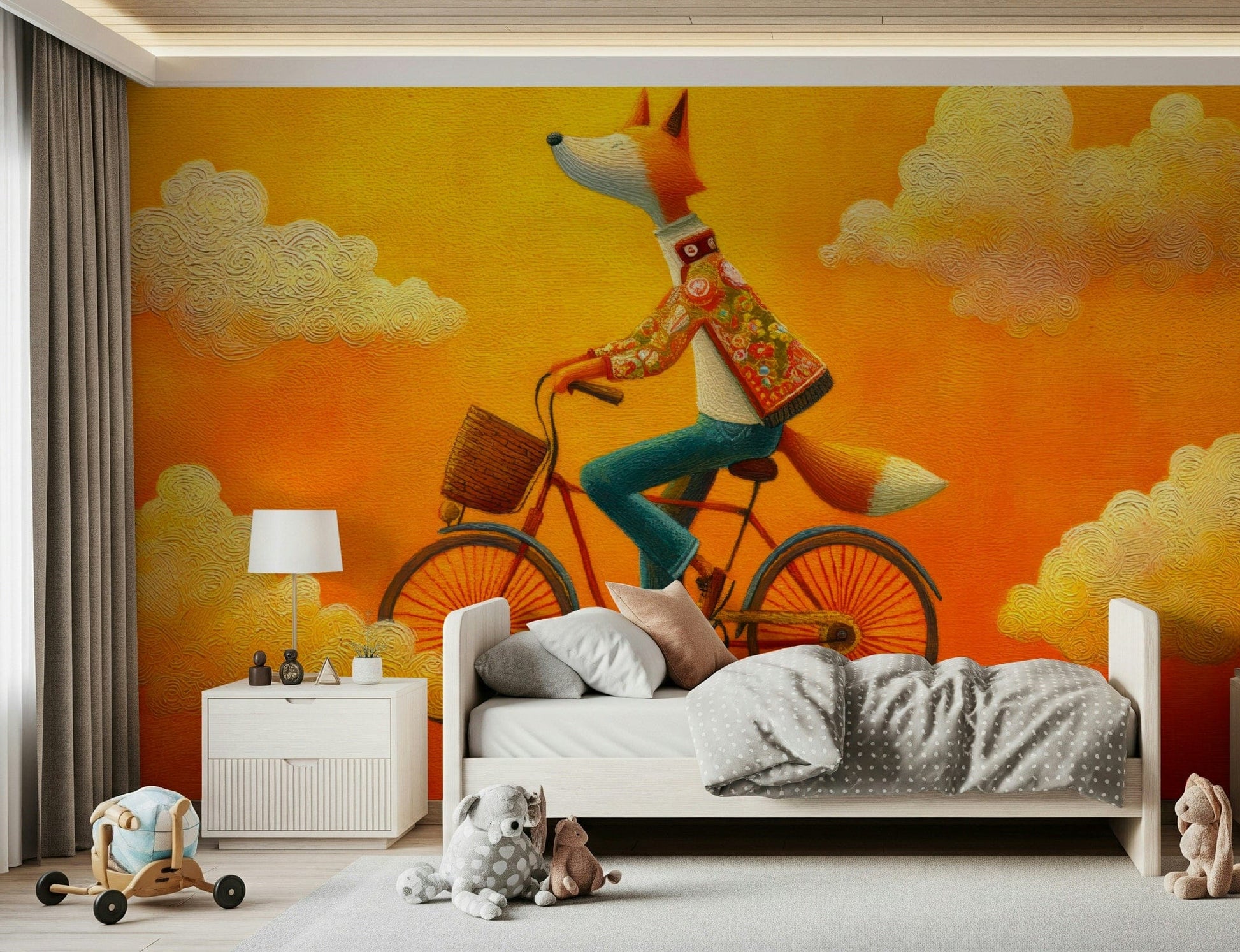 Fox's Aerial Adventure Wall Mural