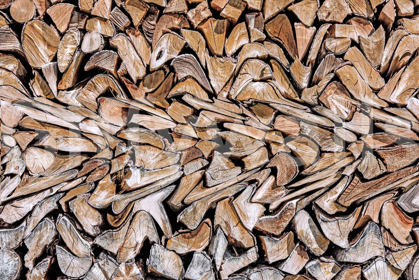 Fractured Timber Wall Mural -1255418