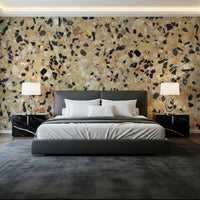 Rustic quarry Fragmented Mosaic Earth Stone wall mural.