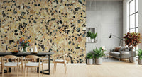 Fragmented Mosaic Earth Stone Complex sandstone mural.