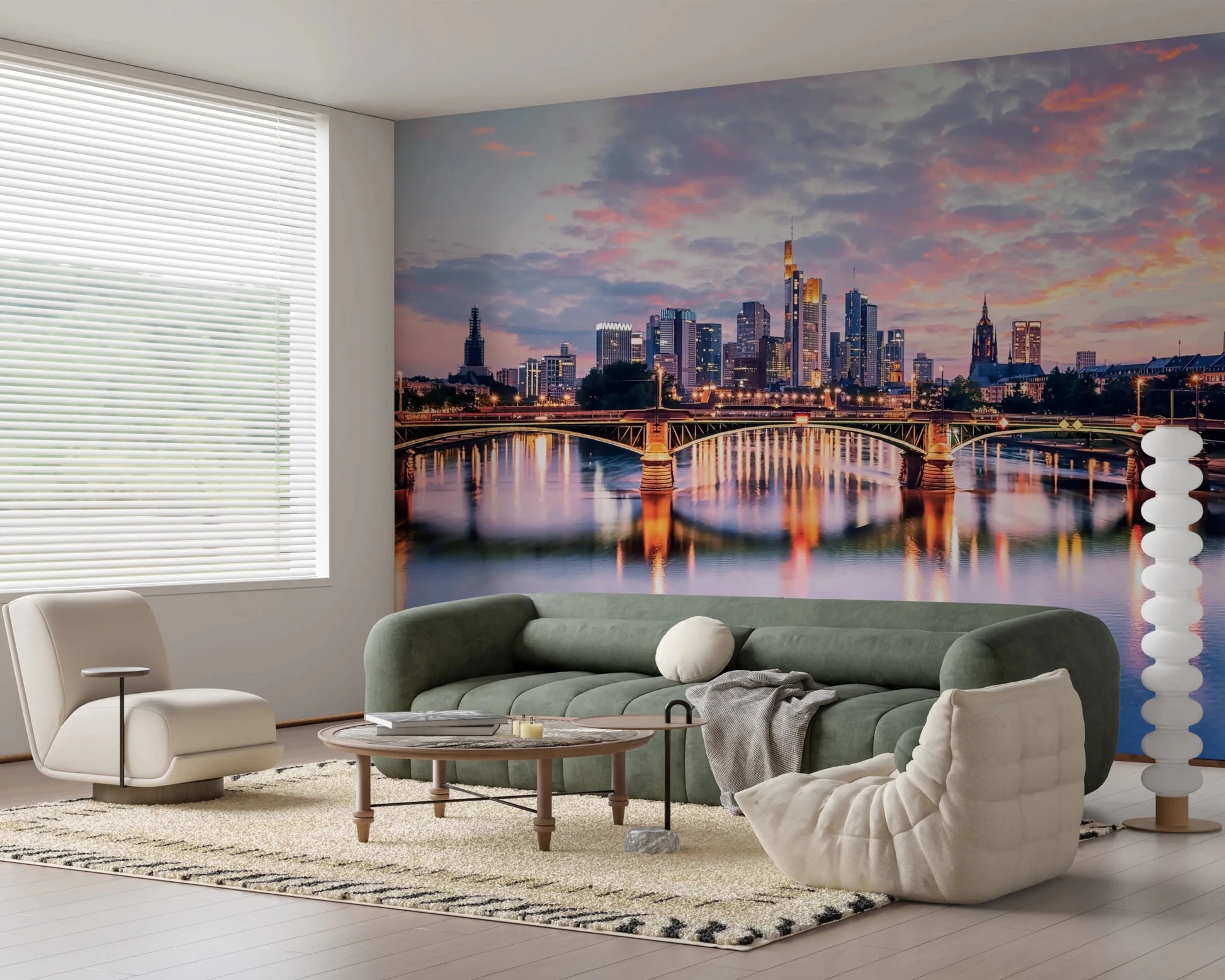 Frankfurt Dawn Wall Mural