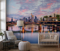 Frankfurt Dawn Wall Mural