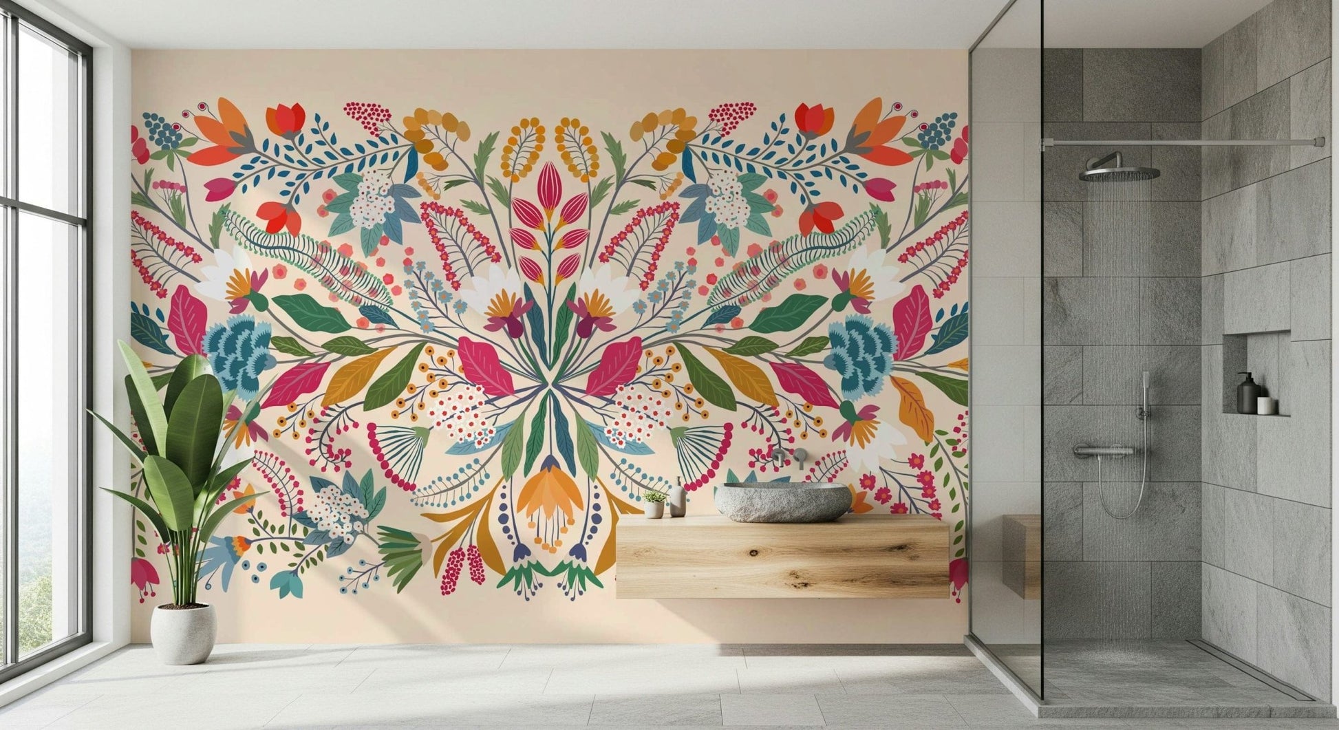 Frida's Garden Wall Mural
