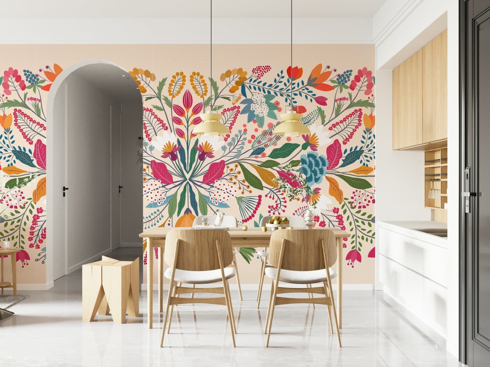 Frida's Garden Wall Mural