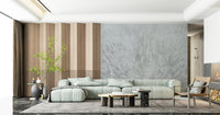 Stunning snowy pines wall covering, ethereal white tree tops, beautiful Frosted Canopy.