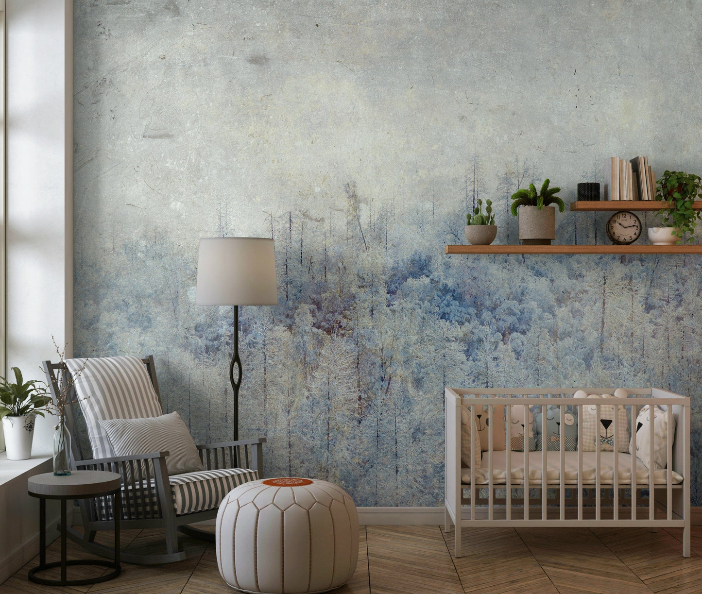Frosted Forest Dream Wall Mural -2671433
