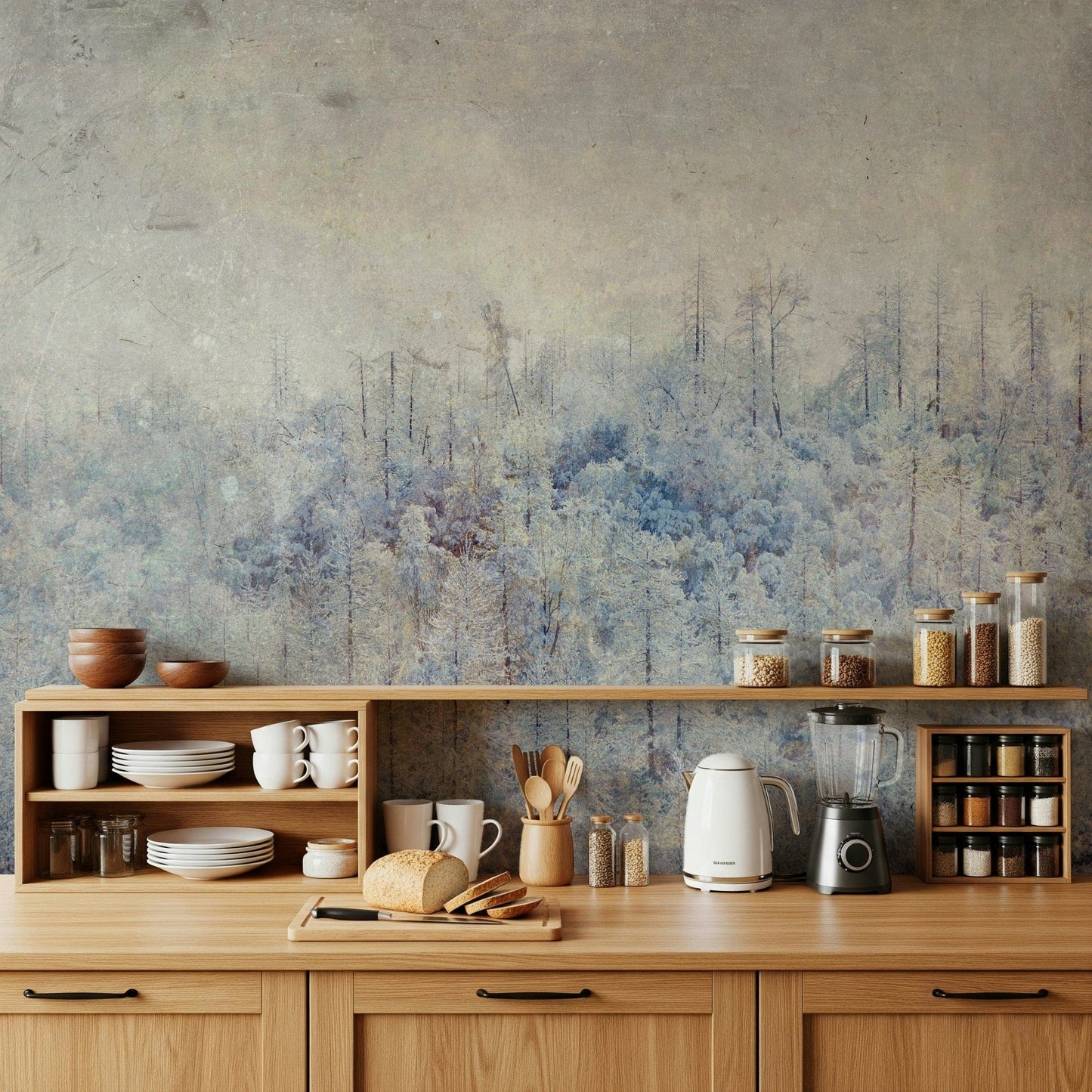 Frosted Forest Dream Wall Mural -2671433