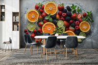 A high-quality print of a tranquil garden.

