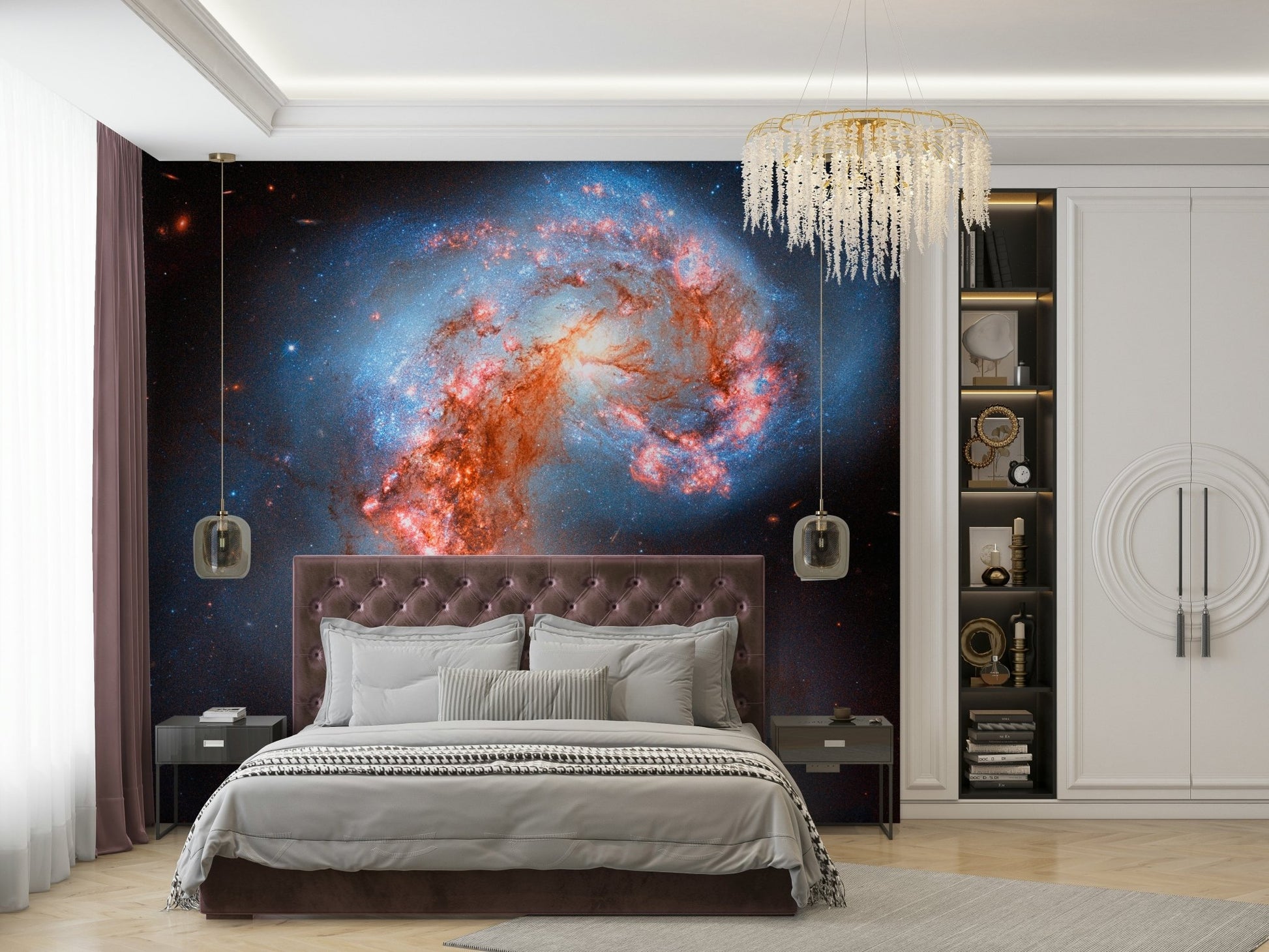 The mood is peaceful and serene.

