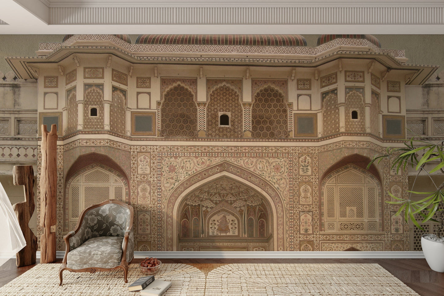 The overall mood is sophisticated and peaceful.

