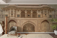 The overall mood is sophisticated and peaceful.

