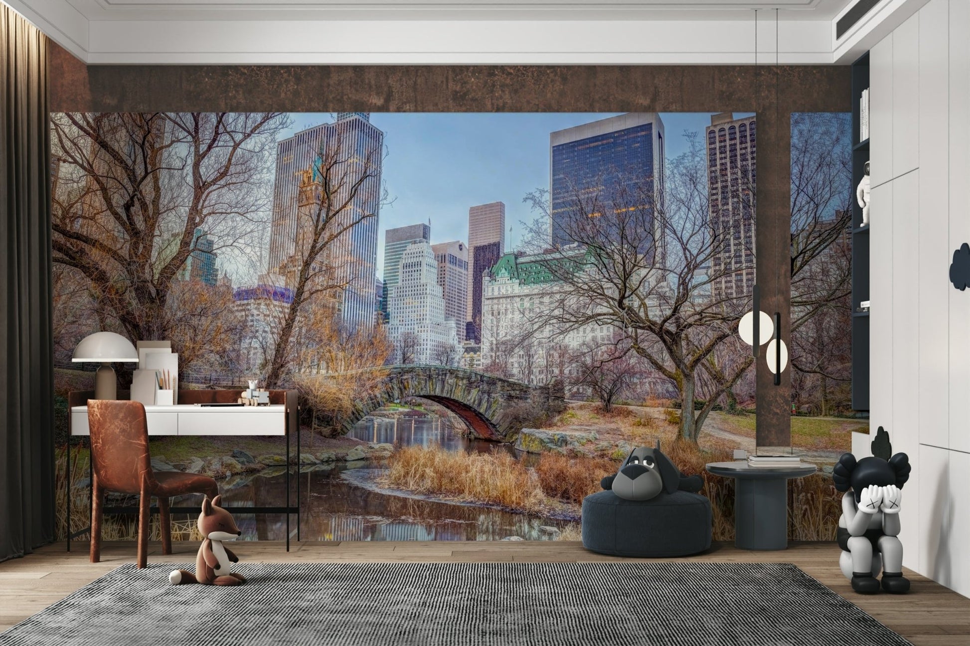 New York Central Park bridge design
