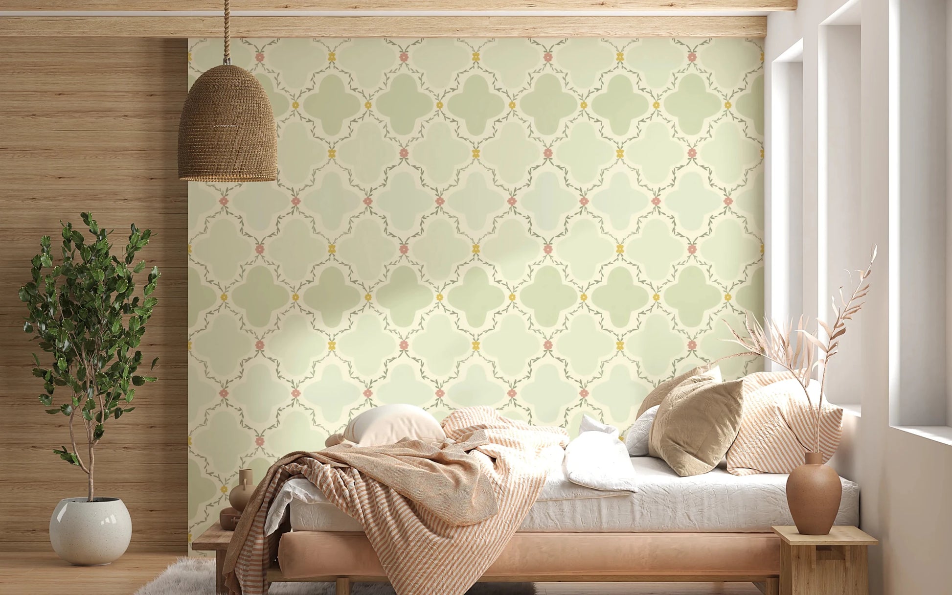Garden Trellis Wallpaper⁠
