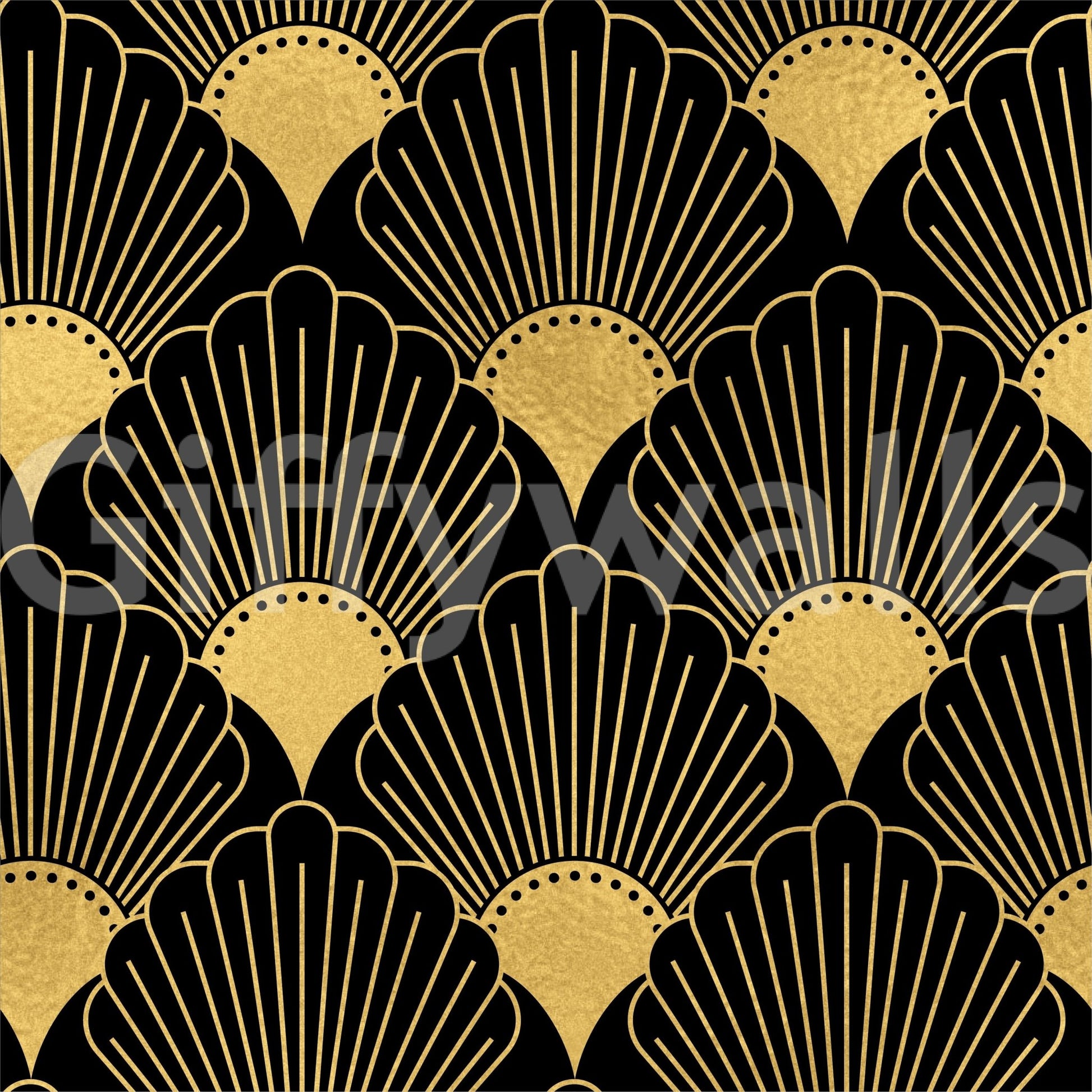 wallpaper with a vintage glam feel