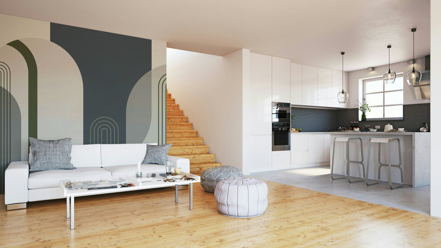 The design gives a feeling of quiet, natural beauty.


