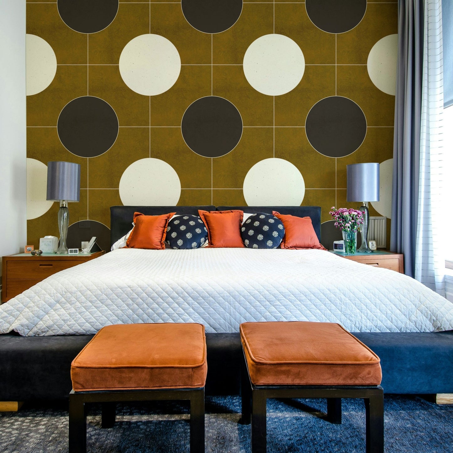 Wallpaper for walls with quiet modern elegance

