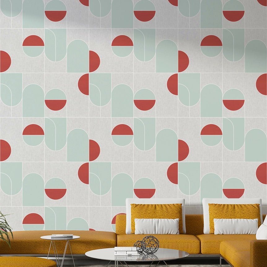 Geometric 07 in a minimalist living room setting

