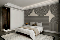 The high-resolution print captures fine details of the lines and color gradients.

