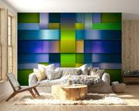 Colorful geometric pattern for office or home
