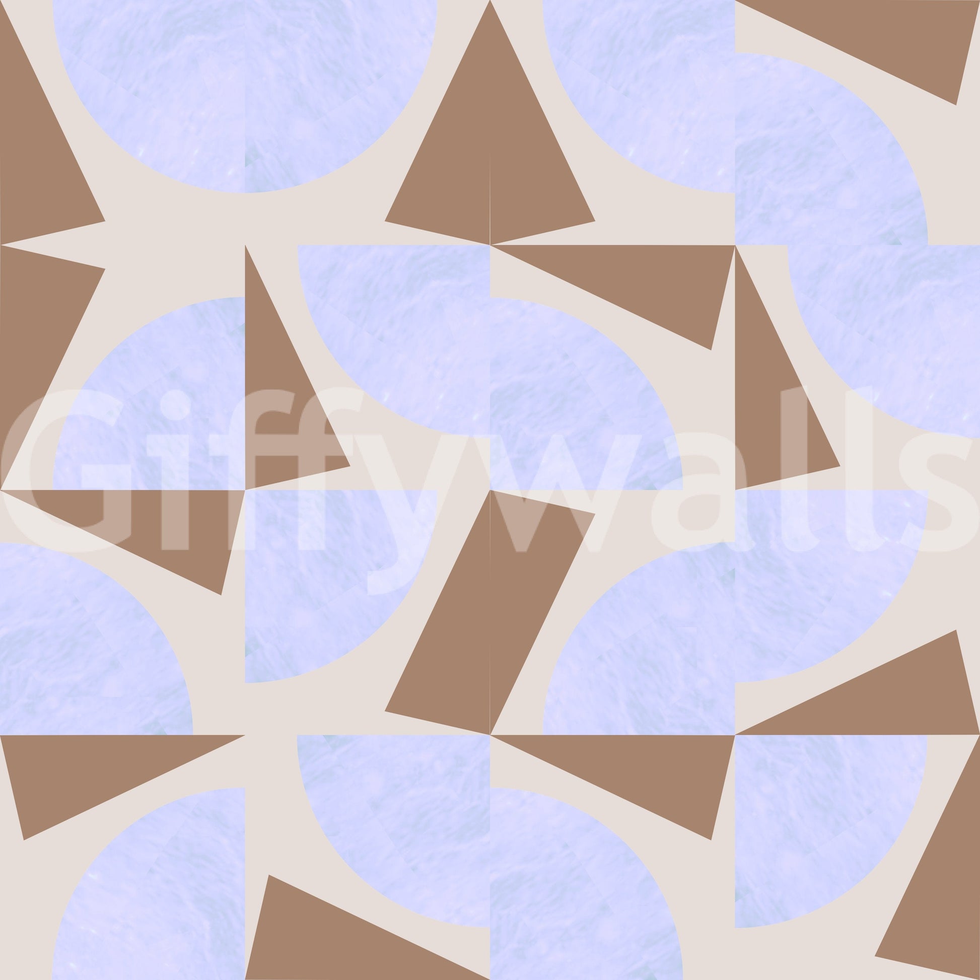 Shapescape rustic ochre shapes wallpaper for walls.