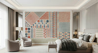 A serene flowing design wall mural for your decor.