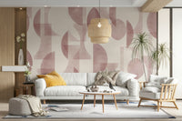 Wallpaper for walls with a sophisticated, abstract design

