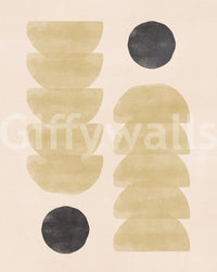 Contemporary Zen wall mural

