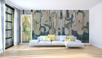 Concrete-inspired wallpaper with unique patterns