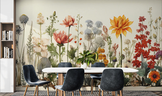 Flora Elegance Botanical Wallpaper - Giffywalls