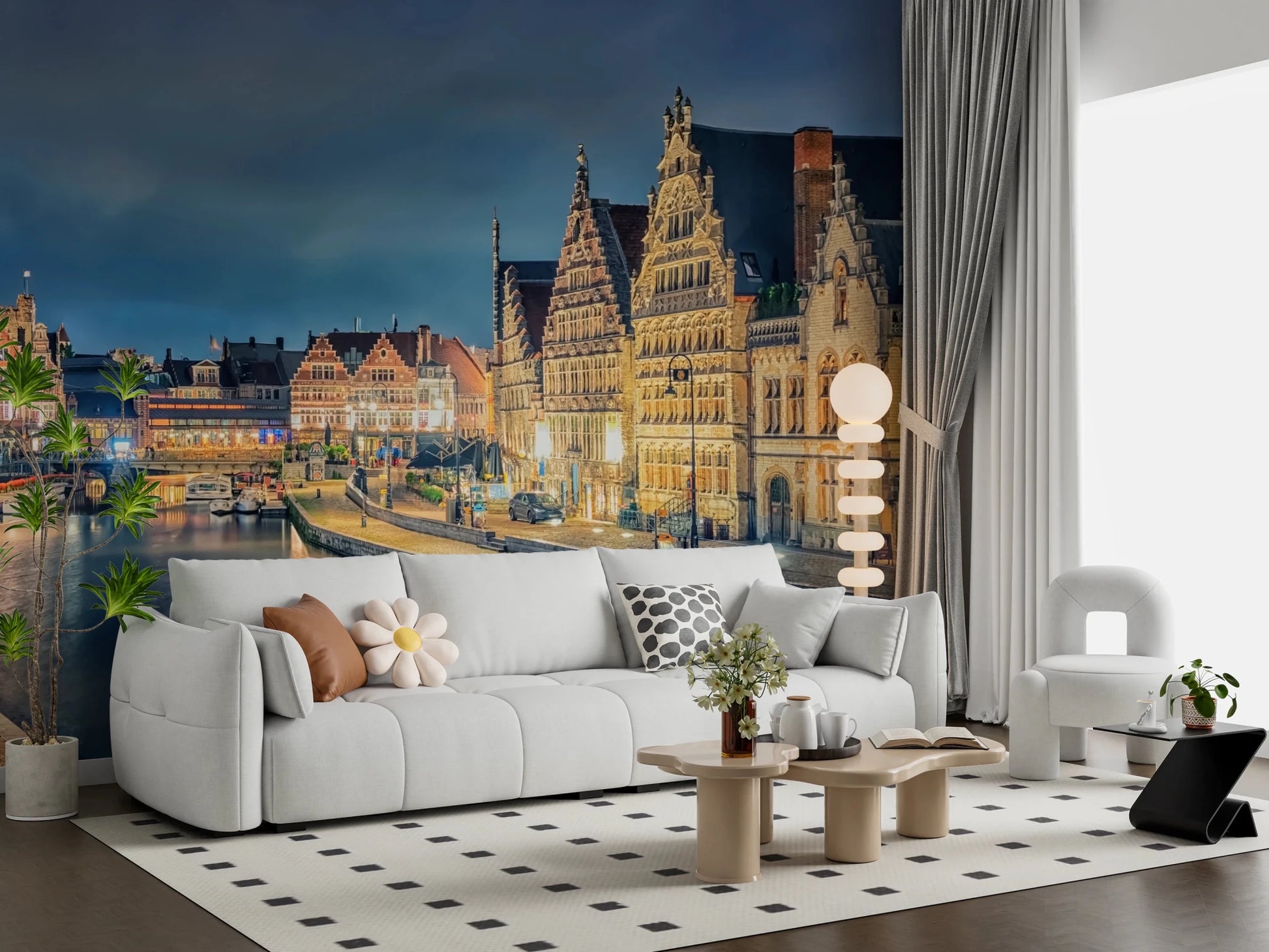 Ghent Lights Wall Mural