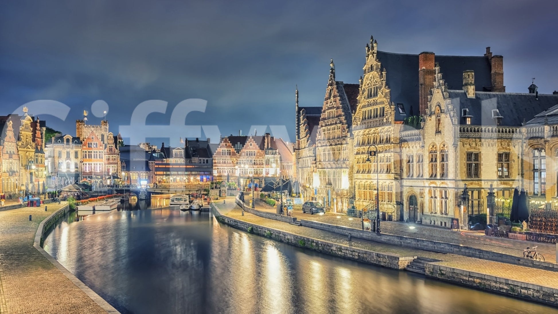 Ghent Lights Wall Mural