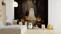 Ghost and Black Cat Wall Mural for walls

