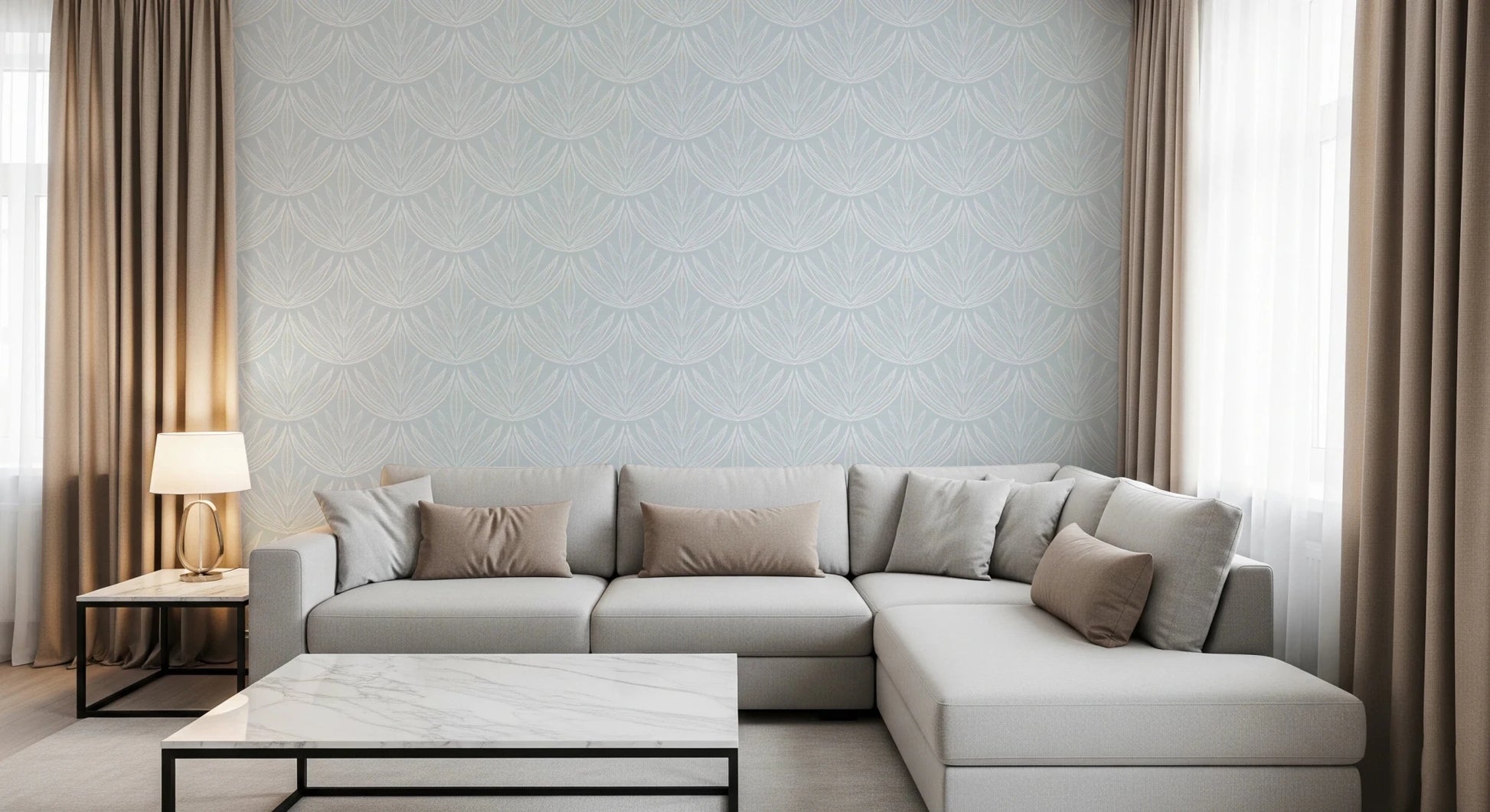 Gilded Petals Wallpaper⁠