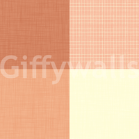 Gingham Peach Linen Texture Country Wallpaper⁠