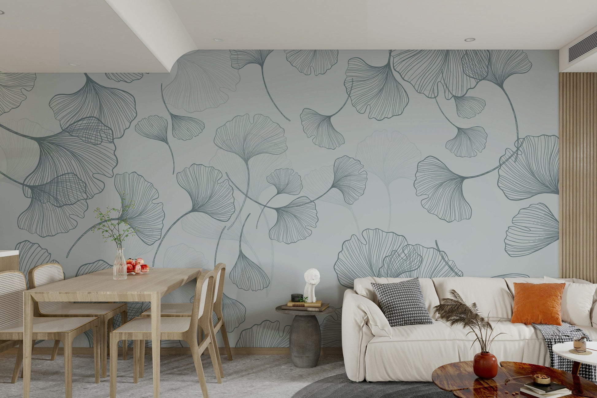 The design feels graceful and peaceful.

