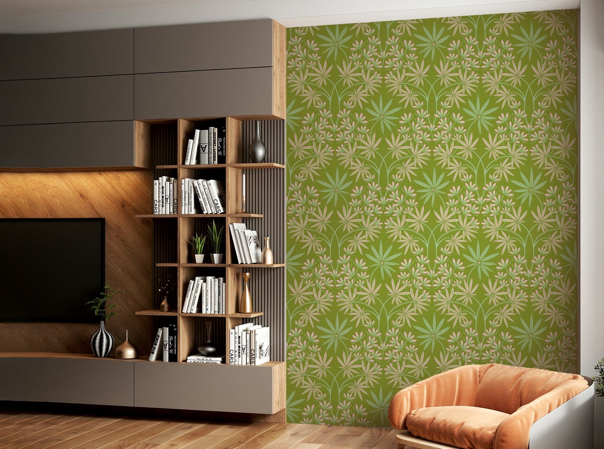 Wall decor evoking an era of classic beauty with a modern twist.

