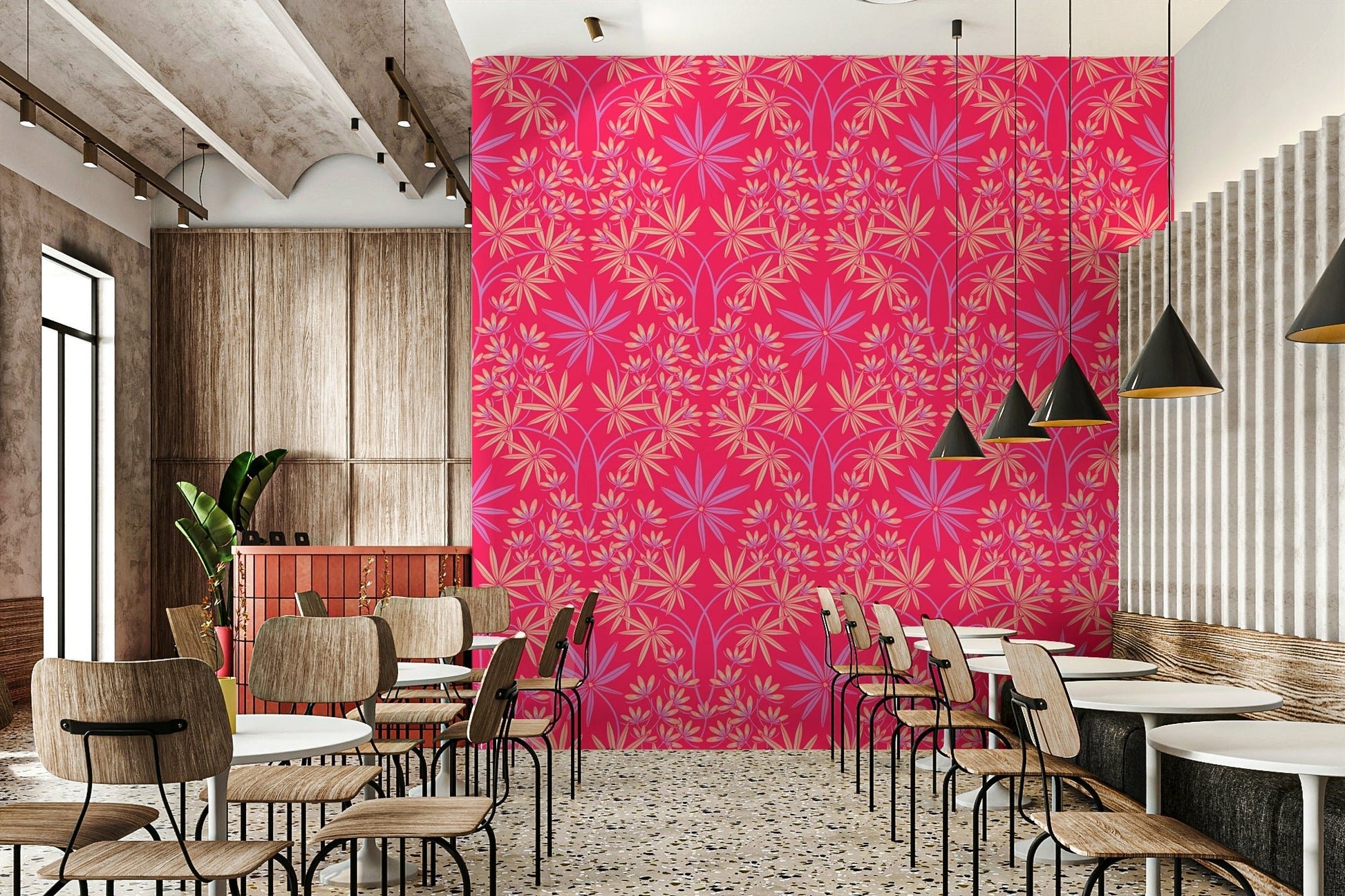 Maximalist style with luxurious florals.

