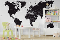 Global perspective wallpaper map

