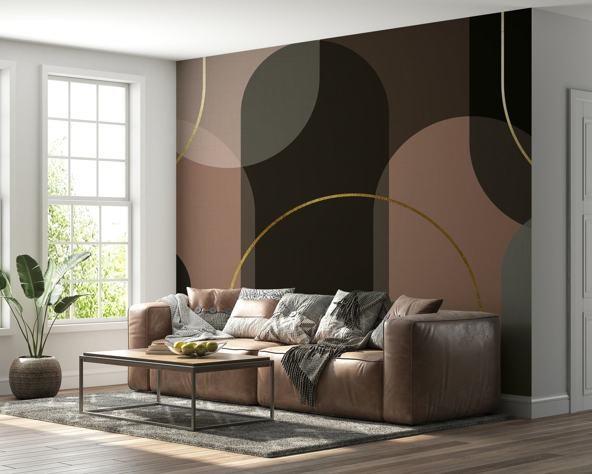 The pattern repeats seamlessly across the entire wall.
