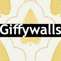 Regal leaf silhouette wall mural, Golden Branch, rich decorative accent piece.