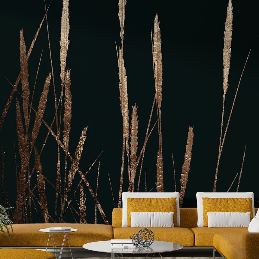 A sense of openness and tranquility on a wall.
