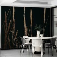 Wall covering evoking peace and natural splendor.
