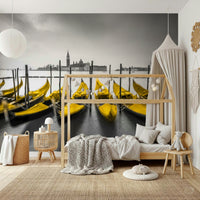 Venice in Contrast photo wallpaper, long exposure motion blur, unique decor.