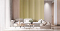 Elegant metallic gold grid wallpaper for hallways