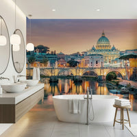 Golden Hour in Rome Wall Mural