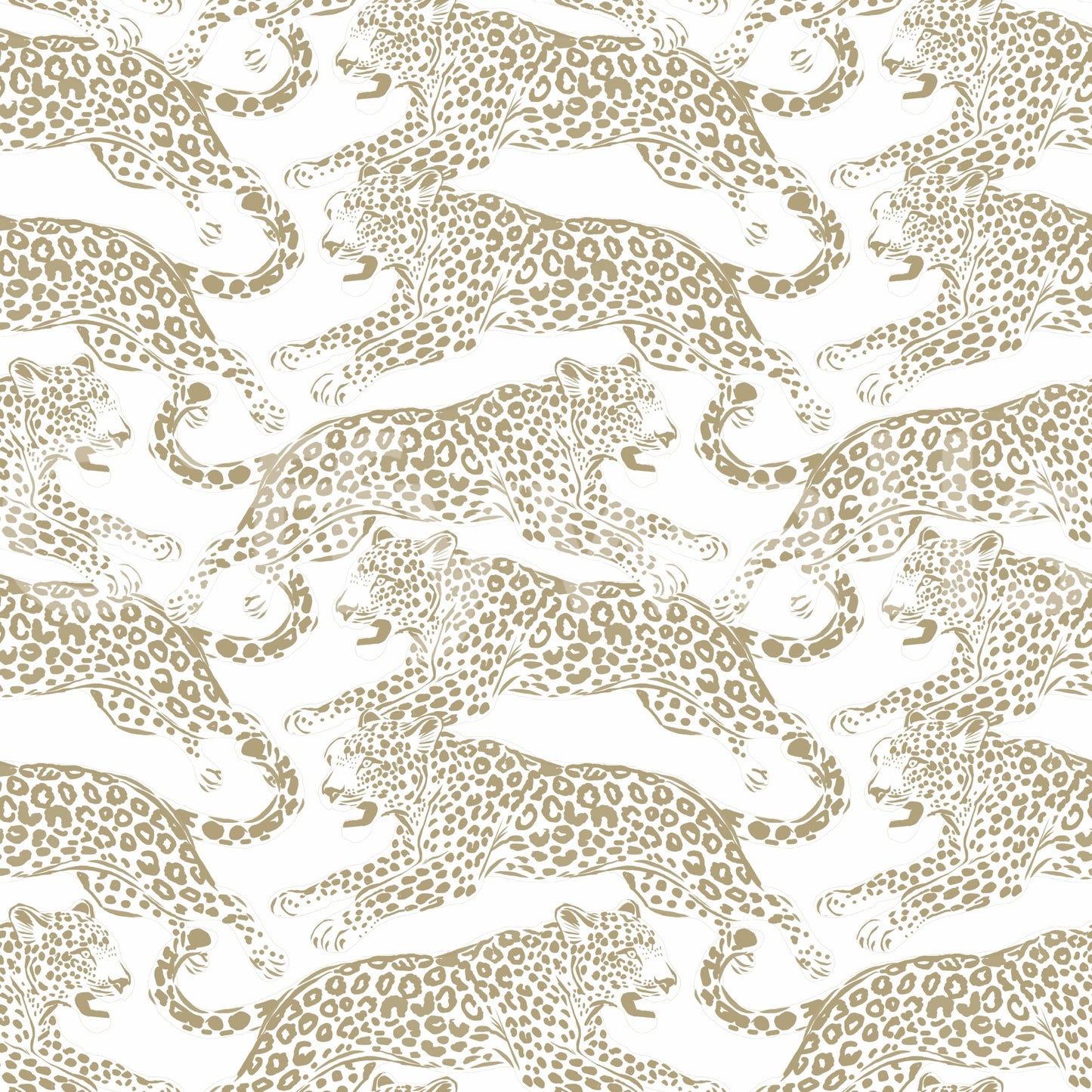 Golden Leopard Dash Wallpaper⁠